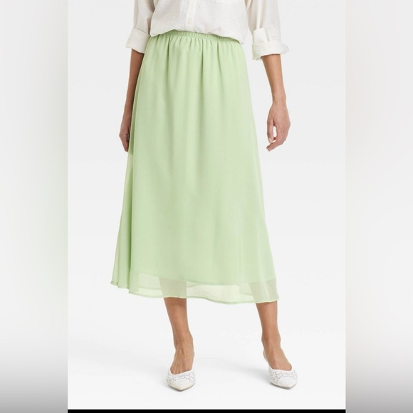 Women’s Sheer Maxi A-line Skirt XS - Picture 3 of 4